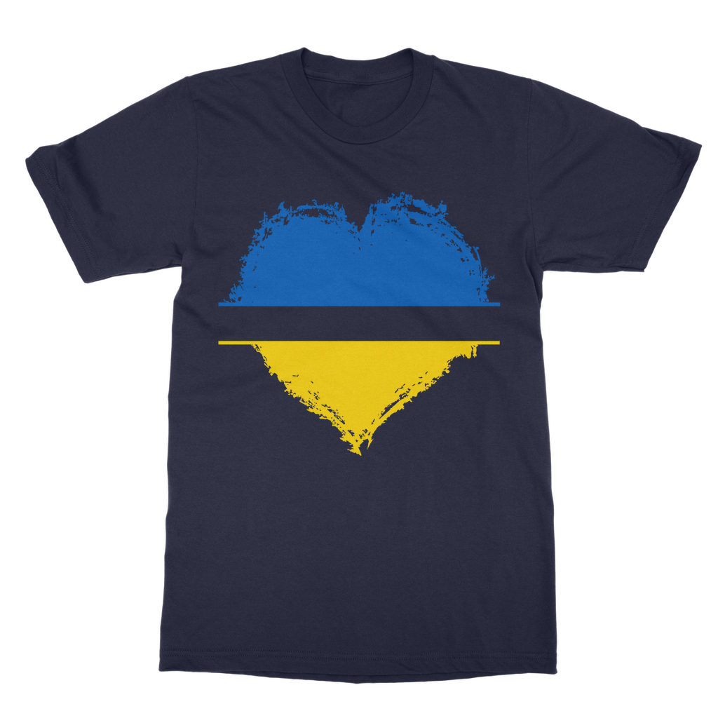 HEARTS WITH UKRAINE Classic Adult T-Shirt - DirectlyPersonalised