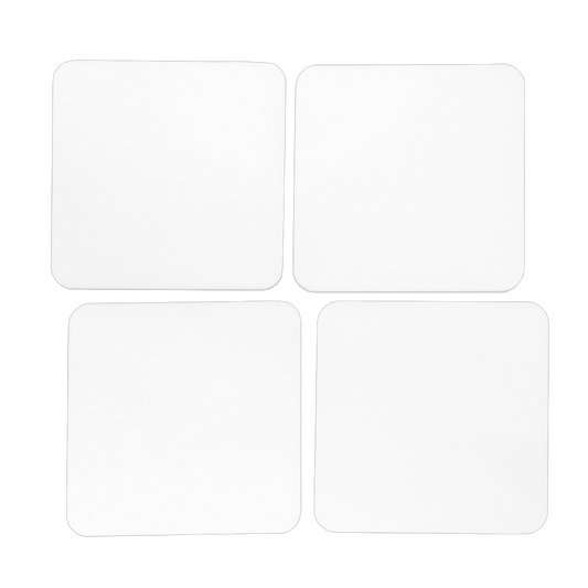 Merry Christmas Hardboard Coaster Set of 4 - DirectlyPersonalised