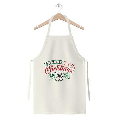 Merry Christmas Premium Jersey Apron
