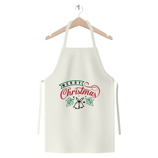 Merry Christmas Premium Jersey Apron