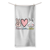 PEACE LOVE EASTER Sublimation All Over Towel