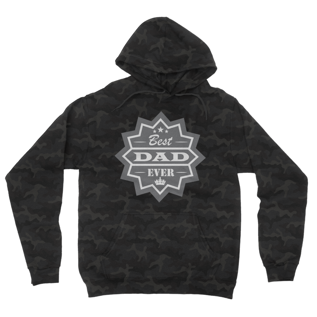 Best Dad Ever Camouflage Adult Hoodie - DirectlyPersonalised