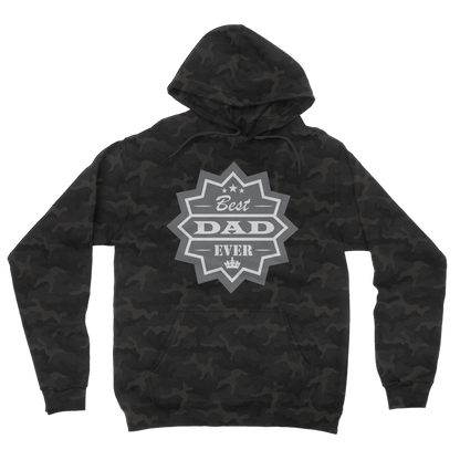 Best Dad Ever Camouflage Adult Hoodie - DirectlyPersonalised