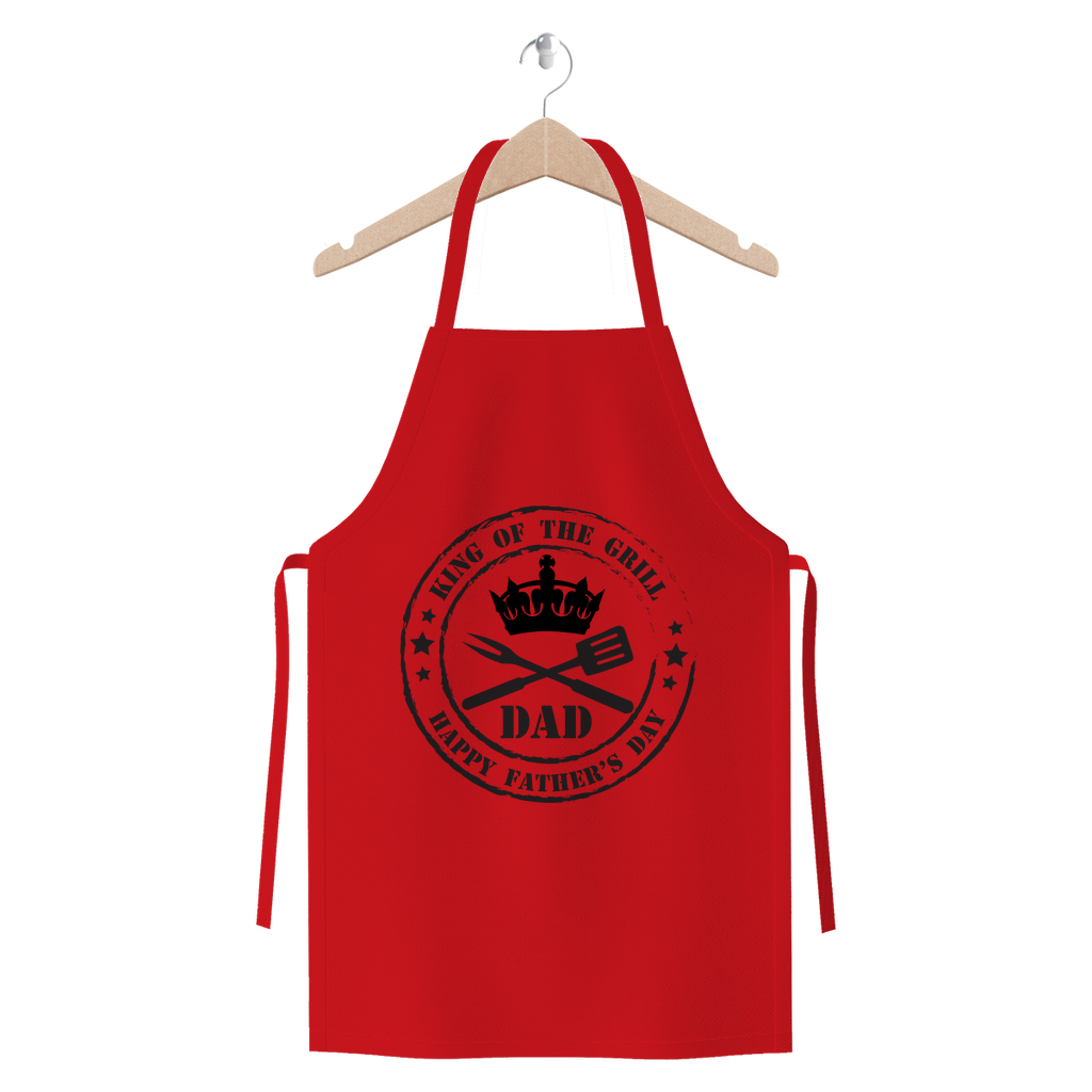 King of the Grill Premium Jersey Apron - DirectlyPersonalised