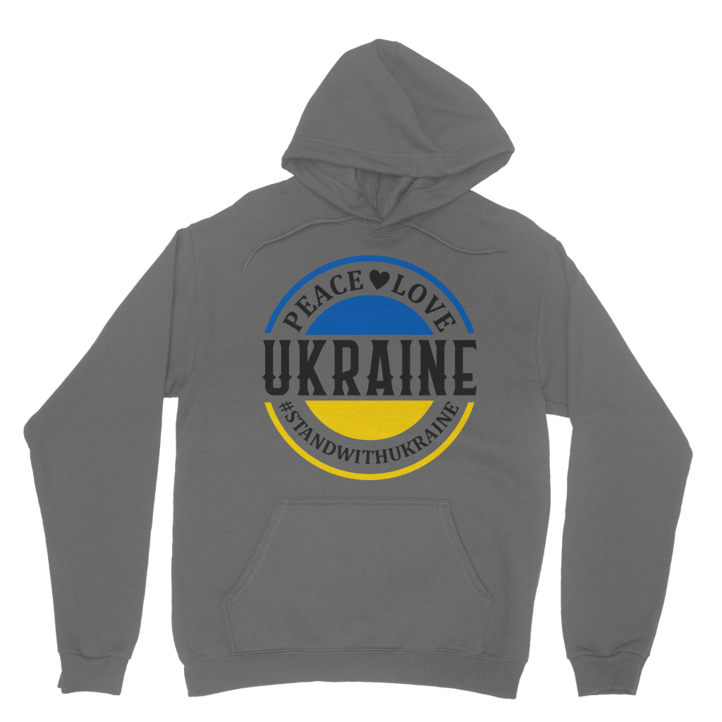 STAND WITH UKRAINE Classic Adult Hoodie - DirectlyPersonalised