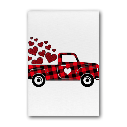 Love Truck Premium Stretched Canvas - DirectlyPersonalised