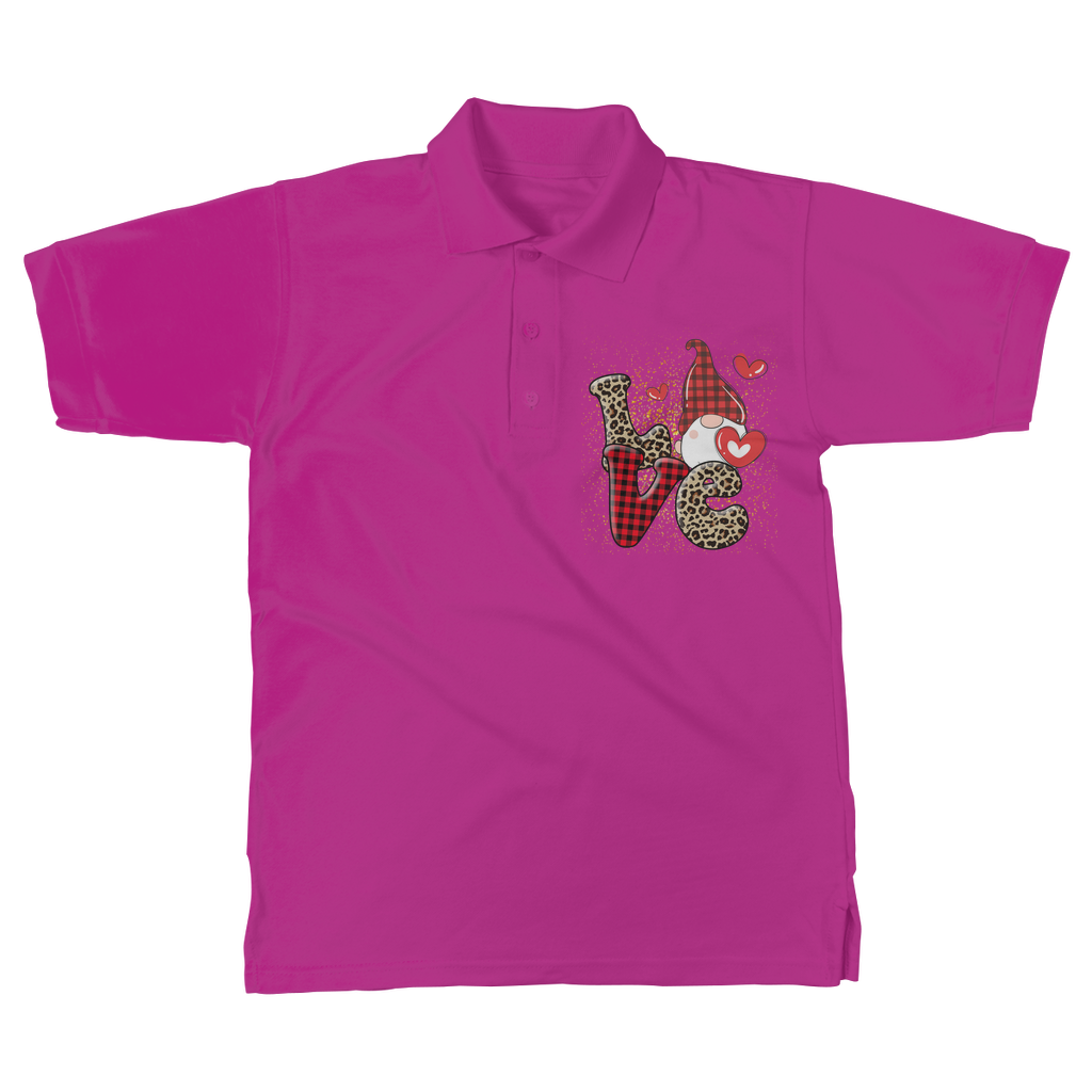 Ladies Valentine Design Classic Women's Polo Shirt - DirectlyPersonalised