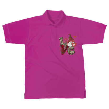 Ladies Valentine Design Classic Women's Polo Shirt - DirectlyPersonalised