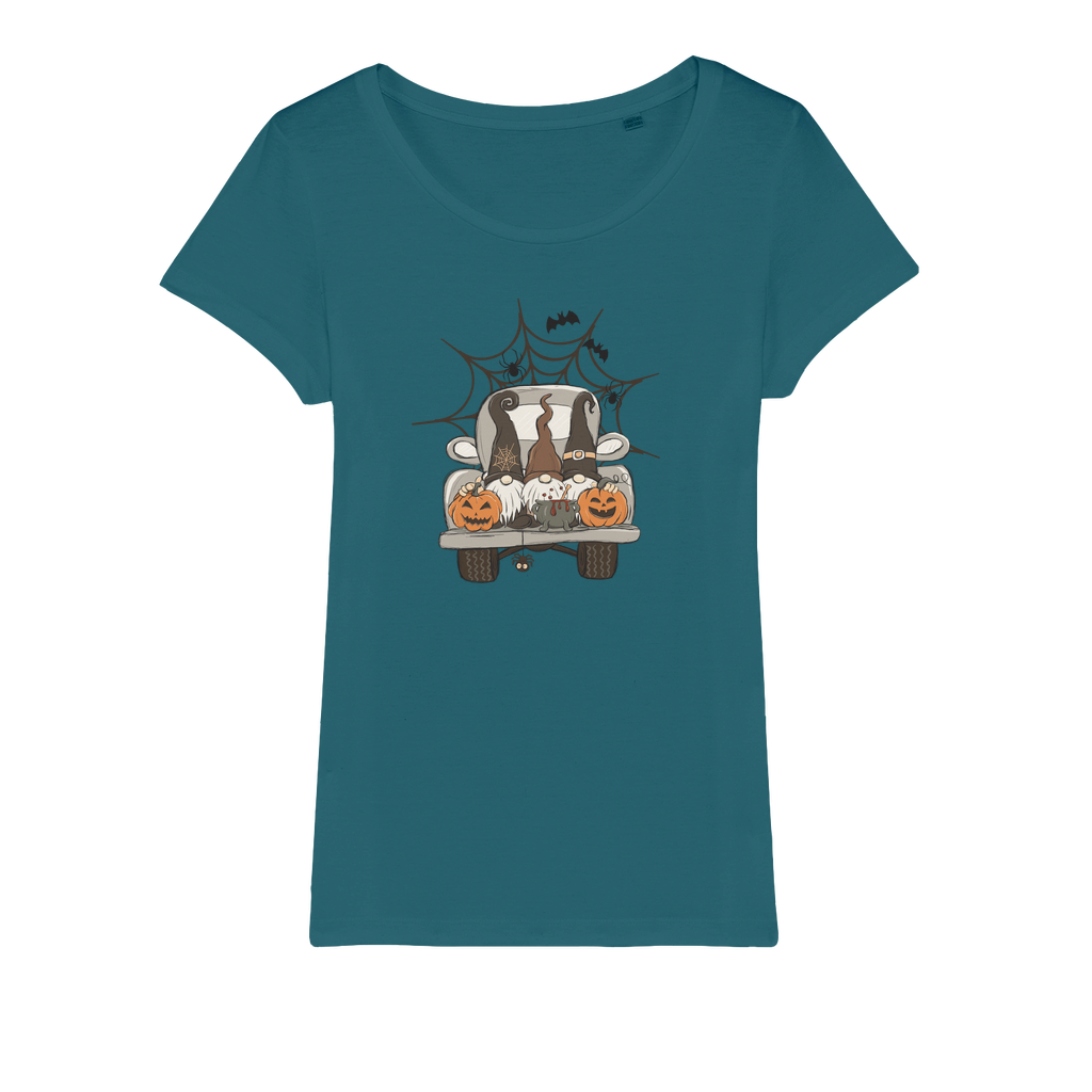 LETS GET SPOOKY Organic Jersey Womens T-Shirt - DirectlyPersonalised