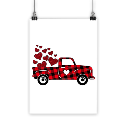 Love Truck Classic Poster