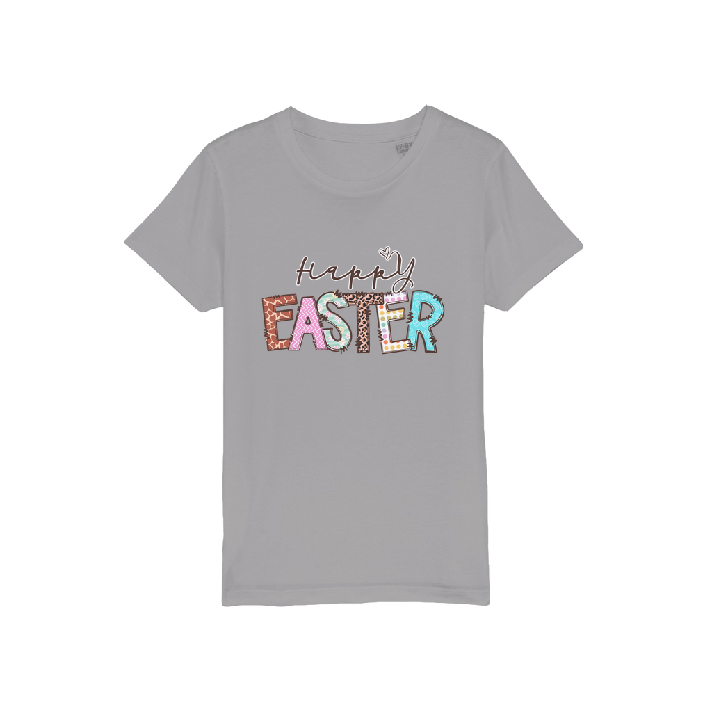 Happy Easter Organic Jersey Kids T-Shirt - DirectlyPersonalised