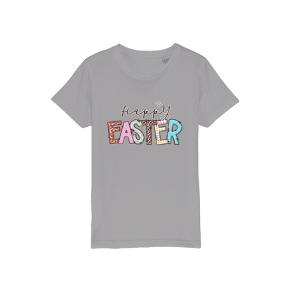 Happy Easter Organic Jersey Kids T-Shirt - DirectlyPersonalised