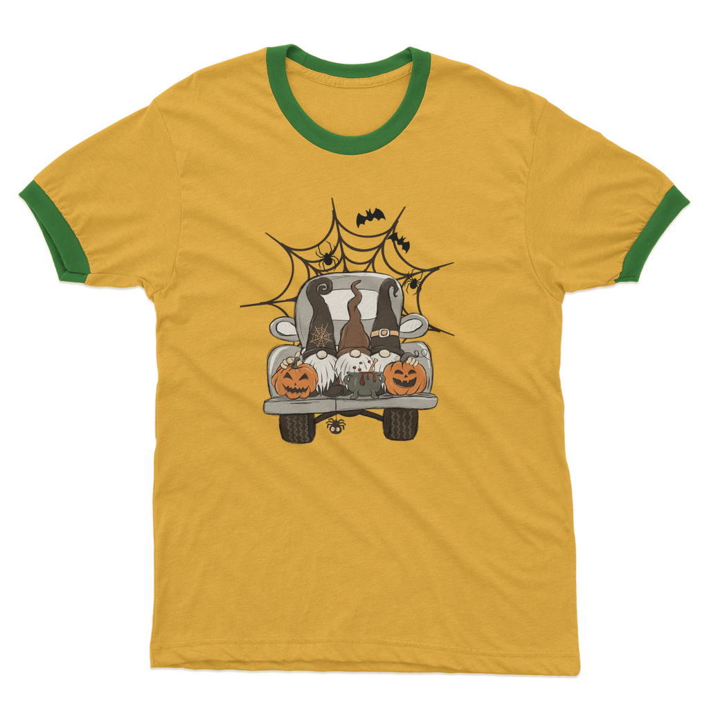 LETS GET SPOOKY Adult Ringer T-Shirt - DirectlyPersonalised