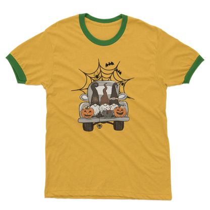 LETS GET SPOOKY Adult Ringer T-Shirt - DirectlyPersonalised