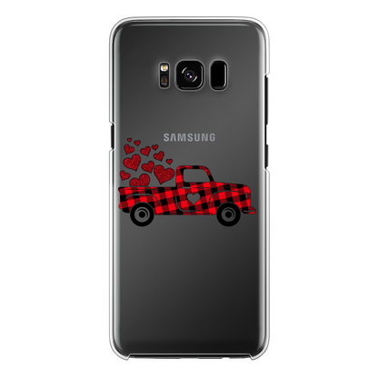 Love Truck Back Printed Transparent Hard Phone Case - DirectlyPersonalised