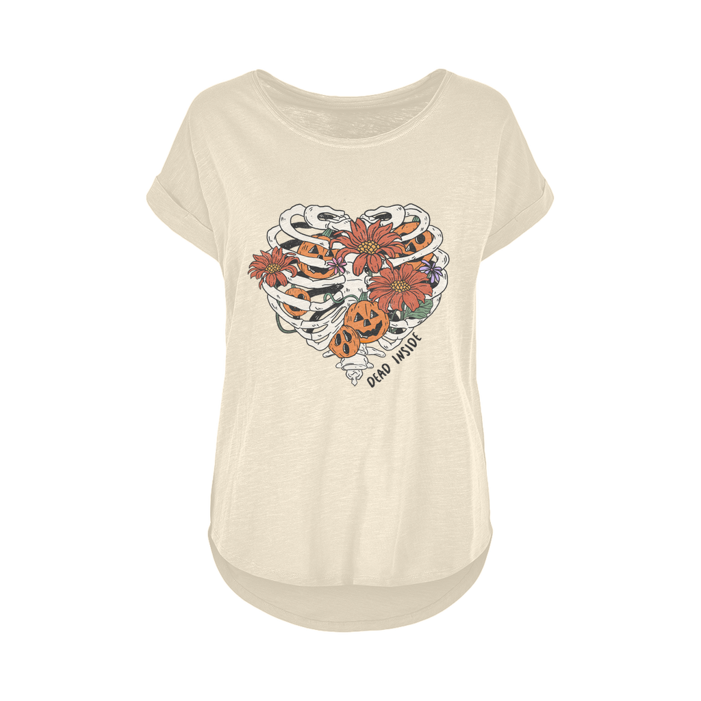 RIB CAGE Women's Long Slub T-Shirt XS-5XL - DirectlyPersonalised