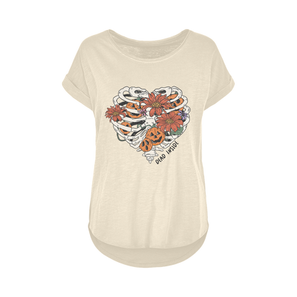 RIB CAGE Women's Long Slub T-Shirt XS-5XL - DirectlyPersonalised