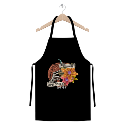 SORTA SWEET - SORTA SPOOKY Premium Jersey Apron - DirectlyPersonalised