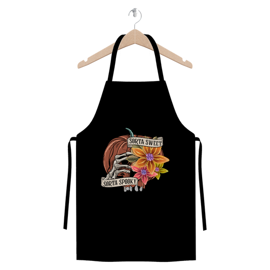 SORTA SWEET - SORTA SPOOKY Premium Jersey Apron - DirectlyPersonalised