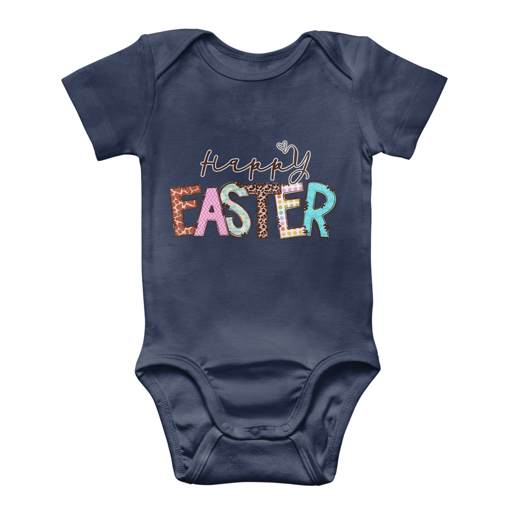 Happy Easter Classic Baby Onesie Bodysuit - DirectlyPersonalised