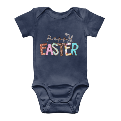 Happy Easter Classic Baby Onesie Bodysuit - DirectlyPersonalised