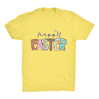 Happy Easter Organic Adult T-Shirt - DirectlyPersonalised