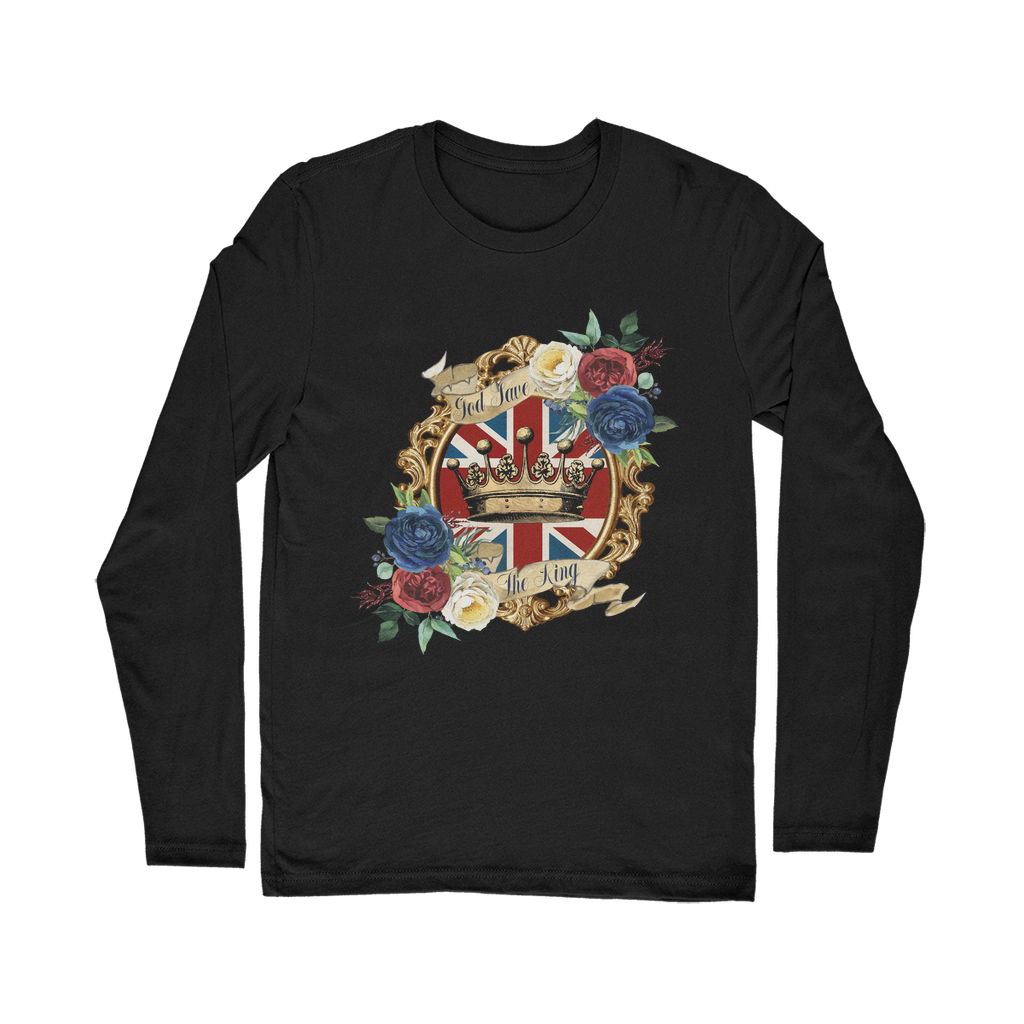 GOD SAVE THE KING Classic Long Sleeve T-Shirt - DirectlyPersonalised