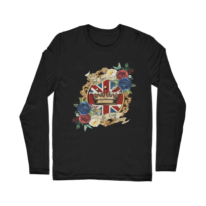 GOD SAVE THE KING Classic Long Sleeve T-Shirt - DirectlyPersonalised