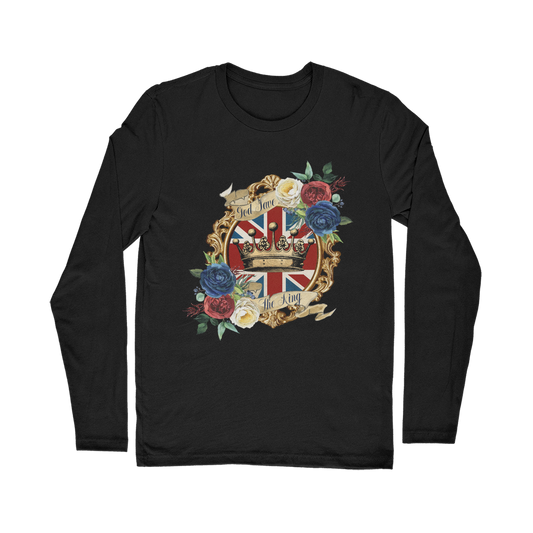 GOD SAVE THE KING Classic Long Sleeve T-Shirt - DirectlyPersonalised