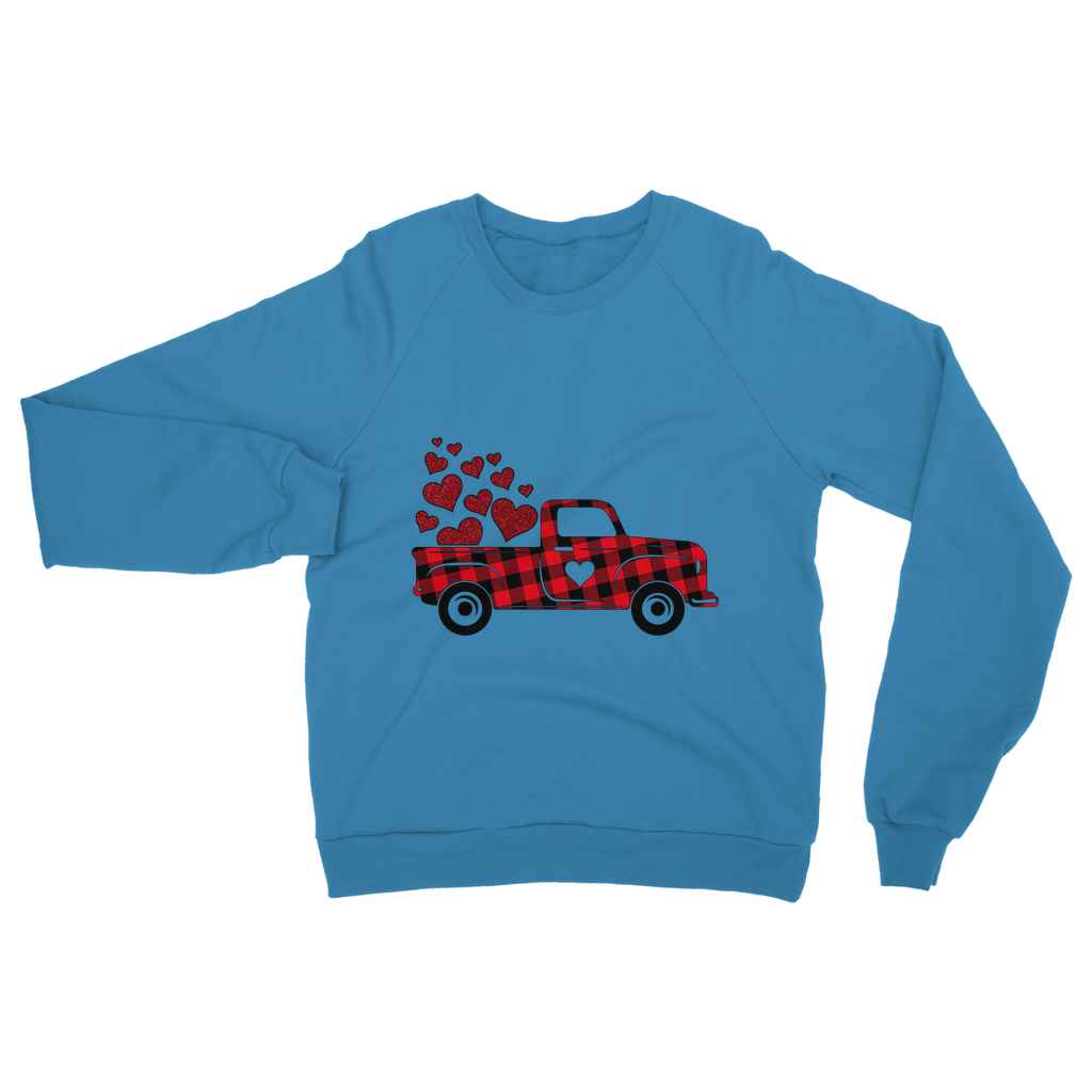 Love Truck Classic Adult Sweatshirt - DirectlyPersonalised