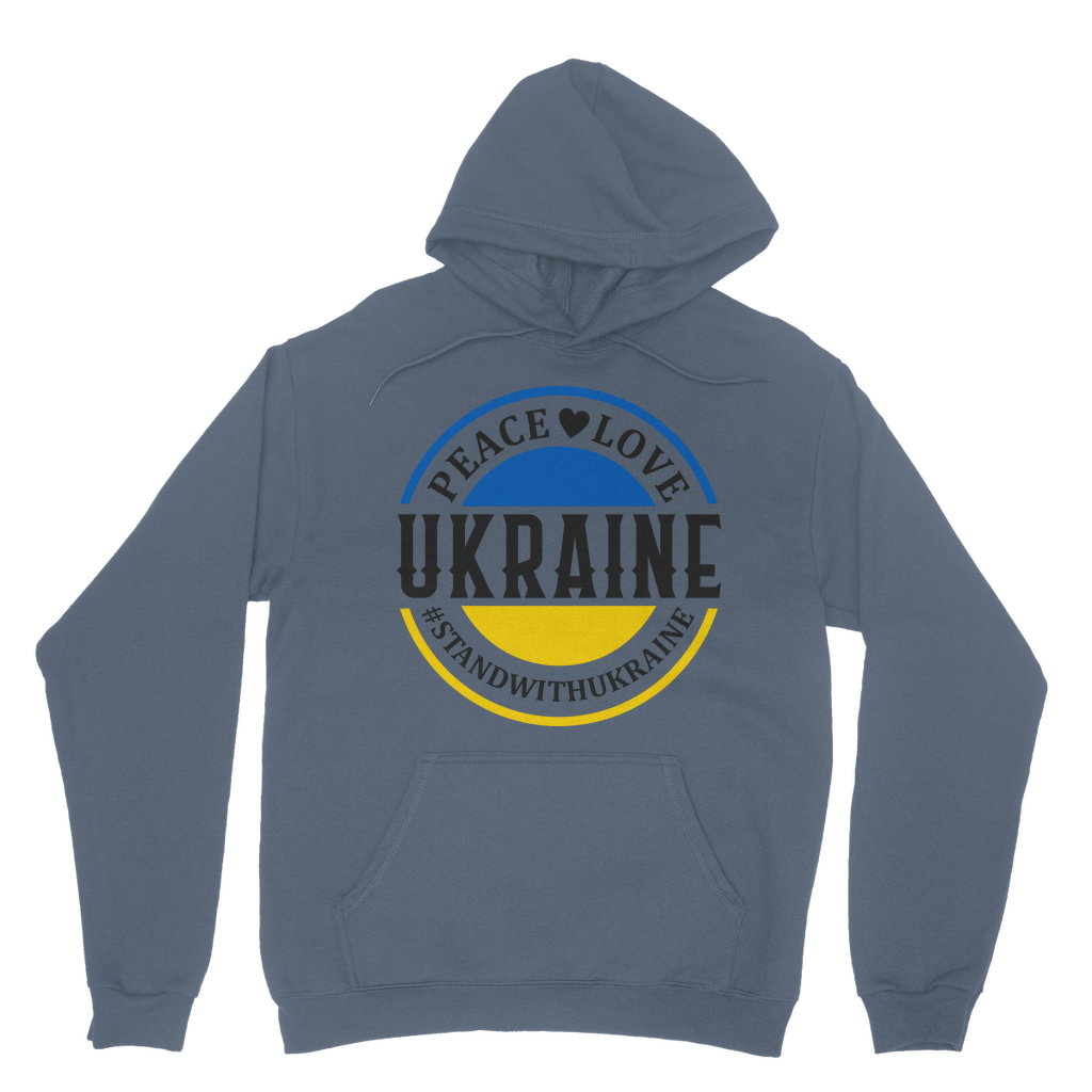 STAND WITH UKRAINE Classic Adult Hoodie - DirectlyPersonalised