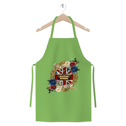 GOD SAVE THE KING Premium Jersey Apron - DirectlyPersonalised