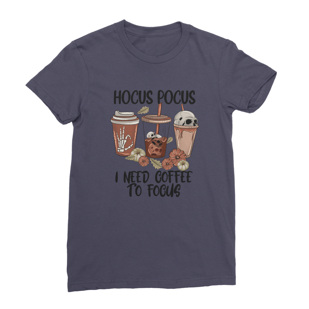 HOCUS POCUS -COFFEE DESIGN Premium Jersey Women's T-Shirt - DirectlyPersonalised