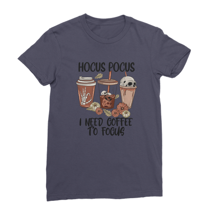 HOCUS POCUS -COFFEE DESIGN Premium Jersey Women's T-Shirt - DirectlyPersonalised