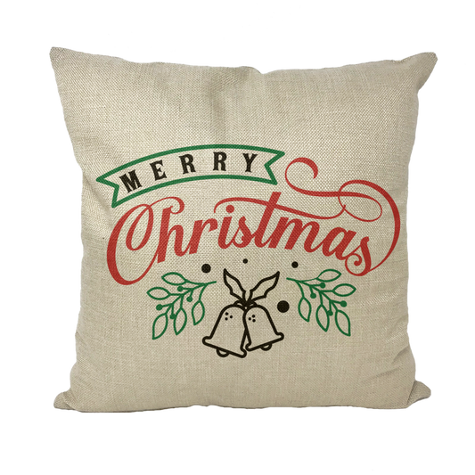Merry Christmas Throw Pillow with Insert - DirectlyPersonalised