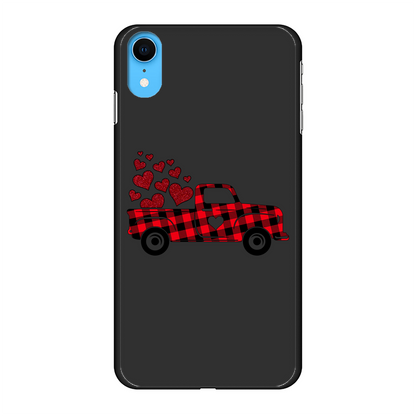 Love Truck Back Printed Black Hard Phone Case - DirectlyPersonalised