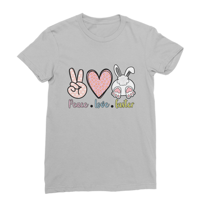 PEACE LOVE EASTER Classic Women's T-Shirt - DirectlyPersonalised