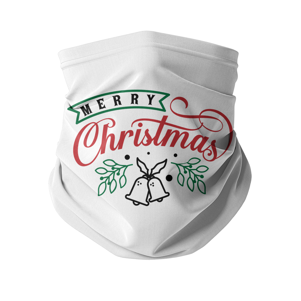 Merry Christmas Sublimation Neck Gaiter - DirectlyPersonalised