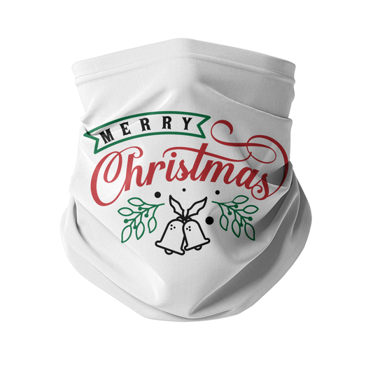 Merry Christmas Sublimation Neck Gaiter - DirectlyPersonalised