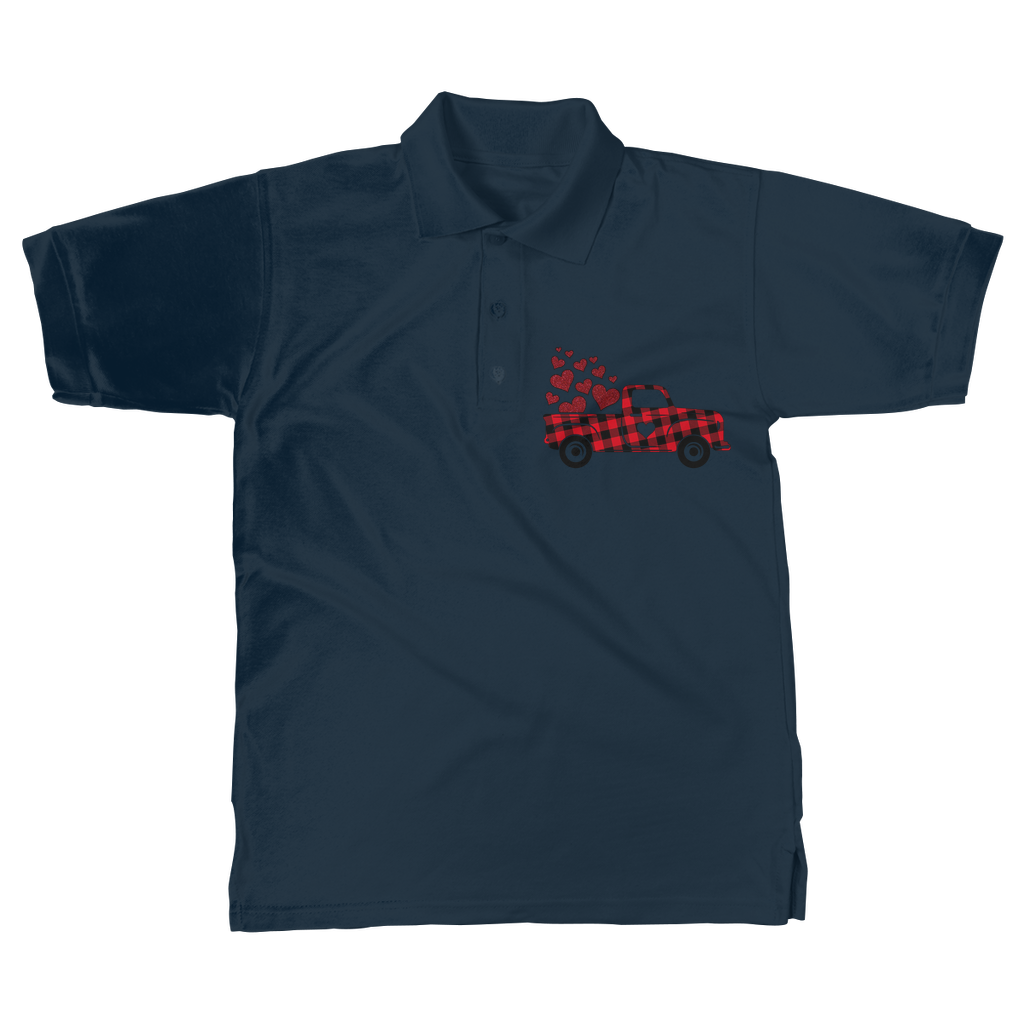 Love Truck Classic Adult Polo Shirt - DirectlyPersonalised