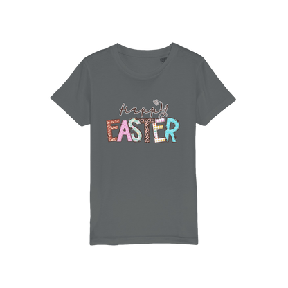 Happy Easter Organic Jersey Kids T-Shirt - DirectlyPersonalised