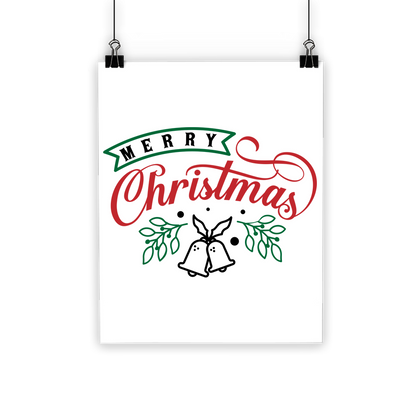 Merry Christmas Classic Poster - DirectlyPersonalised