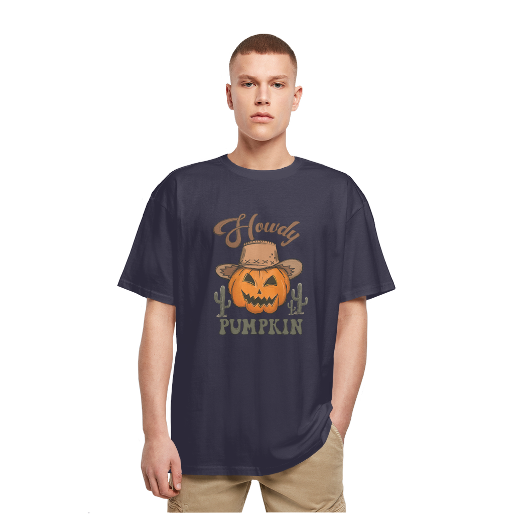 HOWDY PUMPKIN Heavy Oversized T-Shirt - DirectlyPersonalised