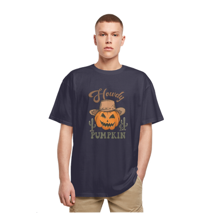 HOWDY PUMPKIN Heavy Oversized T-Shirt - DirectlyPersonalised