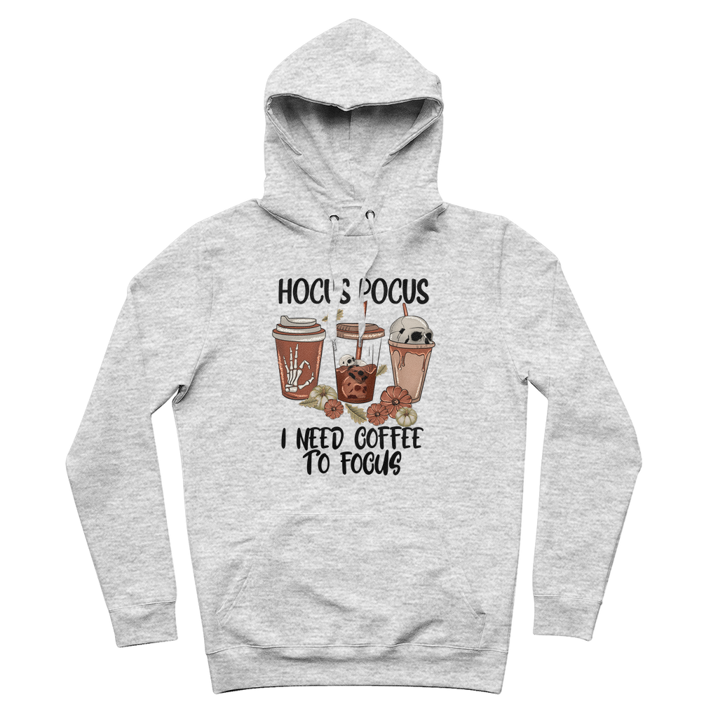 HOCUS POCUS -COFFEE DESIGN 100% Organic Cotton Hoodie - DirectlyPersonalised