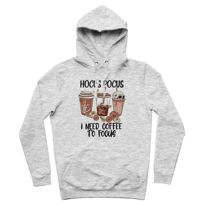 HOCUS POCUS -COFFEE DESIGN 100% Organic Cotton Hoodie - DirectlyPersonalised