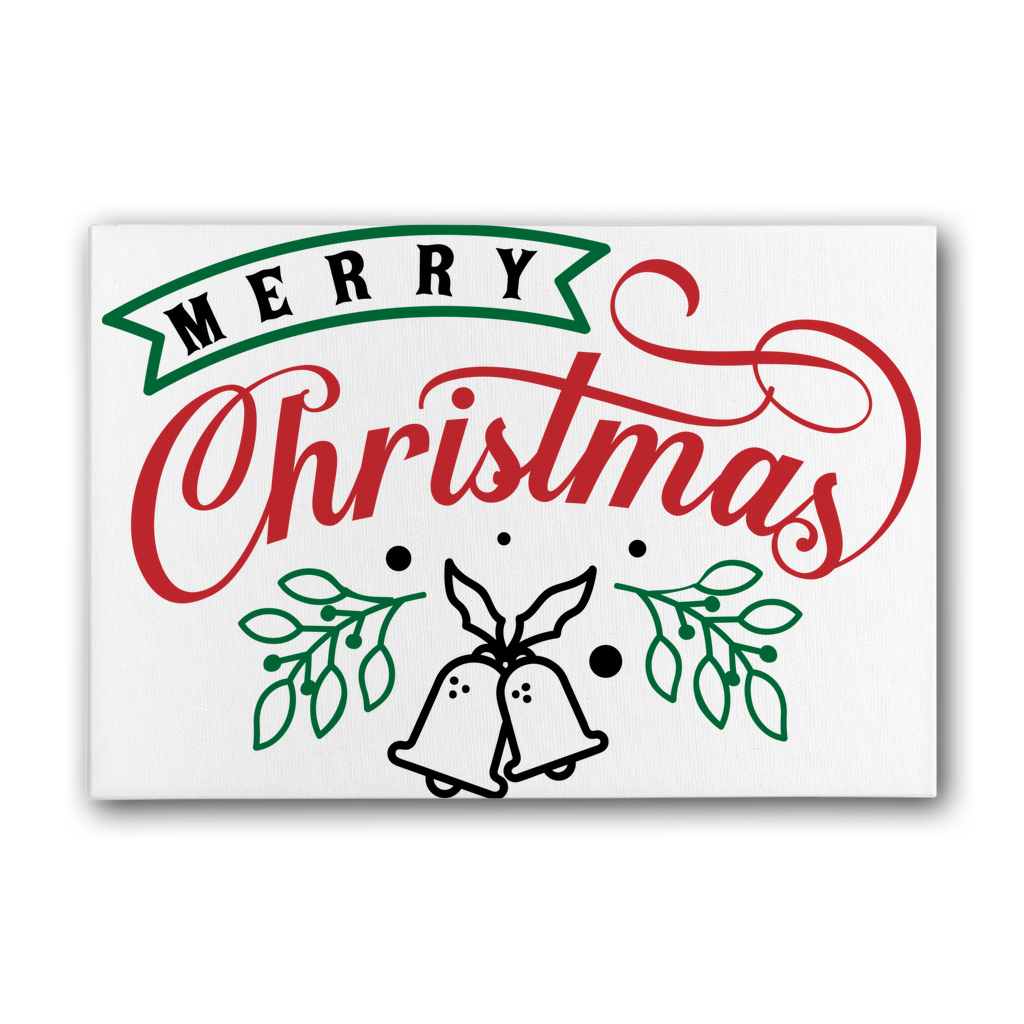 Merry Christmas Premium Stretched Canvas - DirectlyPersonalised