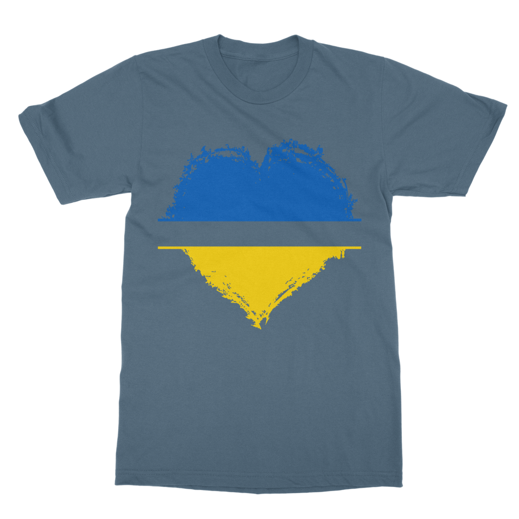 HEARTS WITH UKRAINE Classic Adult T-Shirt - DirectlyPersonalised