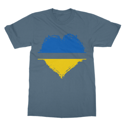 HEARTS WITH UKRAINE Classic Adult T-Shirt - DirectlyPersonalised