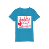 Daddy's my Valentine Organic Jersey Kids T-Shirt